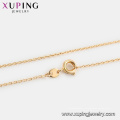 44937 Xuping 18k plaqué or style simple femmes collier de mode